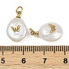 Natural Keshi Pearl Pendants STAS-Z136-01G-4