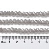 Baking Paint Imitation Jade Glass Bead Strands DGLA-A034-J10mm-A43-5