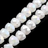 AB Color Plate Glass Beads Strands EGLA-P051-02A-A02-1