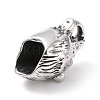 Tibetan Style 304 Stainless Steel Manual Polishing Cord Ends STAS-G276-15AS-3
