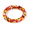 Glass Beaded Crochet Stretch Bracelets BJEW-T016-09F-01-1