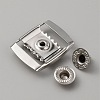 201 Stainless Steel Snap Button STAS-WH0027-25P-2