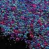 AB-Color Plated DIY 3D Nail Art Decoration Mini Glass Beads EGLA-TAC0001-02F-1