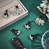 6Pcs Alloy Rhinestone Car Air Vent Clips HJEW-OC00240-4