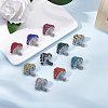 Cubic Zirconia Mushroom Brooch JBR102H-9