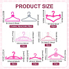80Pcs 8 Styles Plastic Doll Clothes Hangers DIY-GA0008-48-2