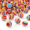 Resin Waxberry Beads RESI-TA0003-14C-1