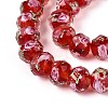 Handmade Luminous Lampwork Beads Strands LAMP-N037-01B-4
