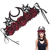 Felt Cloth and Alloy Headwear Crown OHAR-WH20020-01D-1