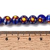 Round Millefiori Glass Beads Strands LK-P002-26-4