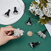 6Pcs Alloy Rhinestone Car Air Vent Clips HJEW-OC00240-3