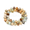 Natural Flower Amazonite Beads Strands G-P573-A66-10x6mm-3