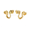 Ion Plating(IP) 304 Stainless Steel Stud Earrings for Women EJEW-K281-27G-2