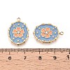 Ion Plating(IP) 304 Stainless Steel Rhinestone Pendants STAS-N109-251C-G-3