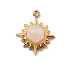 Natural Stone Pendants LS-STAS-D300-02G-06-1