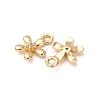 Brass Micro Pave Cubic Zirconia Pendants ZIRC-L105-04D-G-2