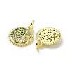 Real 18K Gold Plated Brass Micro Pave Cubic Zirconia Pendants KK-L209-056G-02-2
