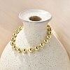 Rack Plating Brass Ball Chain Bracelets for Women LS-BJEW-G676-01C-G-3