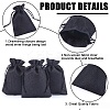 Polyester Imitation Burlap Packing Pouches Drawstring Bags ABAG-BBC0001-02B-02-6