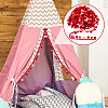 6.5 Yards Gradient Color Polyester Pom Pom Ball Tassel Ribbons DIY-GA0006-95D-6
