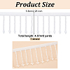 Acrylic & Polyester Lace Ribbon OCOR-WH0110-08C-2