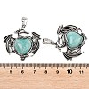 Natural Amazonite Pendants G-A315-04F-AS-3