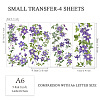 4 Sheets 4 Styles Retro Theme PVC Waterproof Decorative Stickers DIY-WH0489-002-2