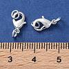 Rack Plating Brass Lobster Claw Clasps KK-F090-26S-01-3