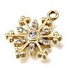 UV Plating Alloy Crystal Rhinestone Pendants RB-CBAD37D-19G-2