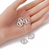 Flat Round Alloy Connector Charms FIND-YW0003-44-4