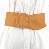 Faux Suede Waist Belt with Clasp for Shirt Dress Overcoat AJEW-WH20019-26A-4