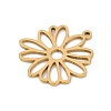5Pcs 201 Stainless Steel Pendants STAS-K299-03A-G-2