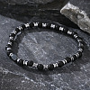 Bohemian Style Natural Lava Rock Beads Stretch Beads for Women Men CZ0038-1