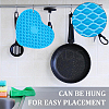 4Pcs 4 Colors Silicone Hot Resistant Cup Mats AJEW-GF0008-28B-6