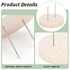 Wooden Crochet Doll Base Support Rack WOOD-WH0131-20B-4