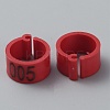 Plastic Poultry Leg Identification Bands AJEW-WH0415-99I-2