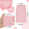 Velvet Jewelry Flap Pouches ABAG-WH0038-43G-2