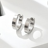 Tarnish Resistant 202 Stainless Steel Huggie Hoop Earrings X-EJEW-O087-09A-P-2