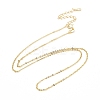 925 Sterling Silver Cable Chains Necklace for Women STER-I021-09G-1