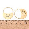 304 Stainless Steel Dangle Earrings EJEW-Z118-07G-01-5