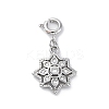 Brass Micro Pave Cubic Zirconia Pendants KK-D360-24P-1