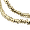Electroplated Synthetic Non-magnetic Hematite Beads Strands G-H327-H01-01E-3