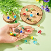 30Pcs 15 Colors Handmade Lampwork Bumpy Beads LAMP-TA0002-39-6
