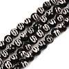 Tibetan Style dZi Beads Strands G-G328-A05-8mm-2
