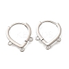 Brass Stud Earring Findings LS-KK-Q035-08P-1