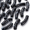 Opaque Spray Painted Acrylic Beads LS-MACR-S372-002F-B01-1