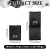 500Pcs 10 Styles Polyester Clothing Size Labels FIND-BC0014-07A-2