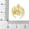 Brass Micro Pave Clear Cubic Zirconia Pendants LS-KK-L238-04G-3