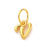 925 Sterling Silver Letter Charms with Jump Rings LS-STER-R008-01G-V-1