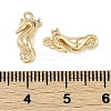 Brass Micro Pave Cubic Zirconia Charms KK-I719-37G-3